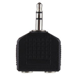 Adaptateur séparateur 3,5 mm mâle vers double femelle 3,5 mm