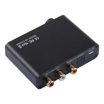 Convertisseur DAC 192KHz HD HIFI optique vers RCA + casque 3,5 mm convertisseur audio numérique 5.1 canaux avec contrôle du volume, DAC 192KHz