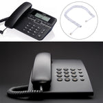Câble d'extension téléphonique RJ11 à ressort 4 cœurs mâle vers mâle, longueur étirée : 3m (blanc), longueur : 3m