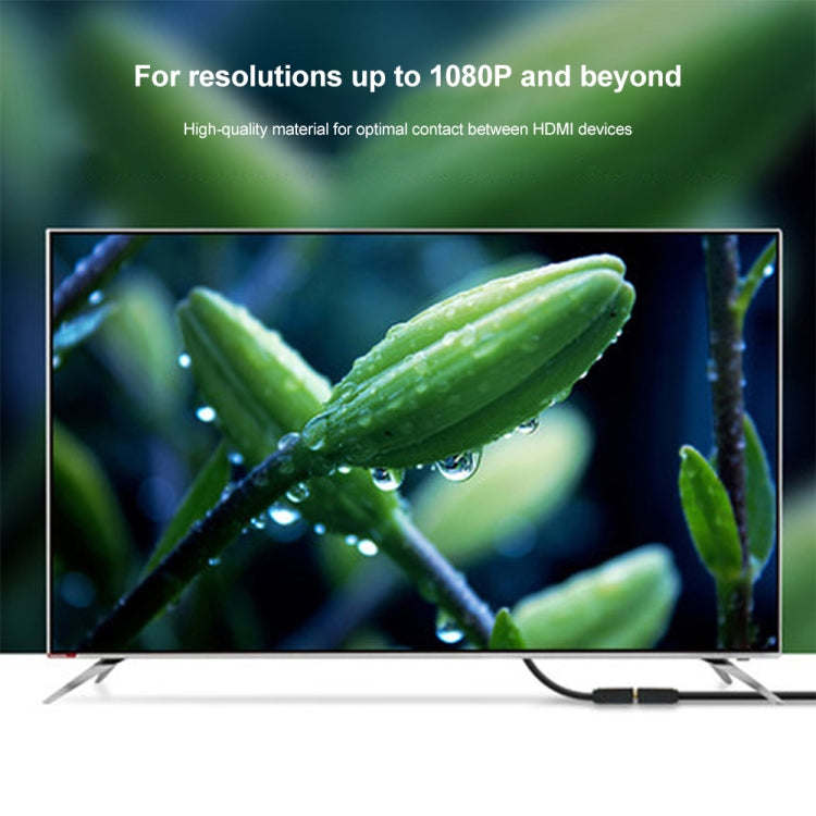 Câble adaptateur connecteur Micro HDMI femelle vers mâle plaqué or 30cm 1080P