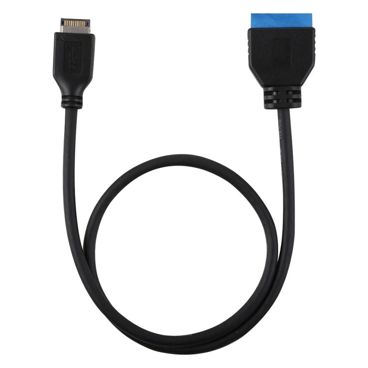 Câble d'extension carte mère USB 3.1 Type-E vers USB 3.0 19 broches mâle 30cm