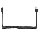 Câble d'extension rétractable à ressort USB 3.0 mâle vers USB-C / Type-C mâle haute vitesse 1,5m