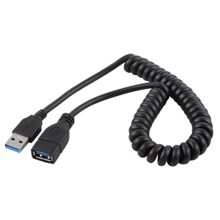 Câble d'extension rétractable à ressort USB 3.0 mâle vers femelle haute vitesse 1,5m