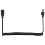 Câble d'extension rétractable à ressort USB 3.0 mâle vers femelle haute vitesse 1,5m