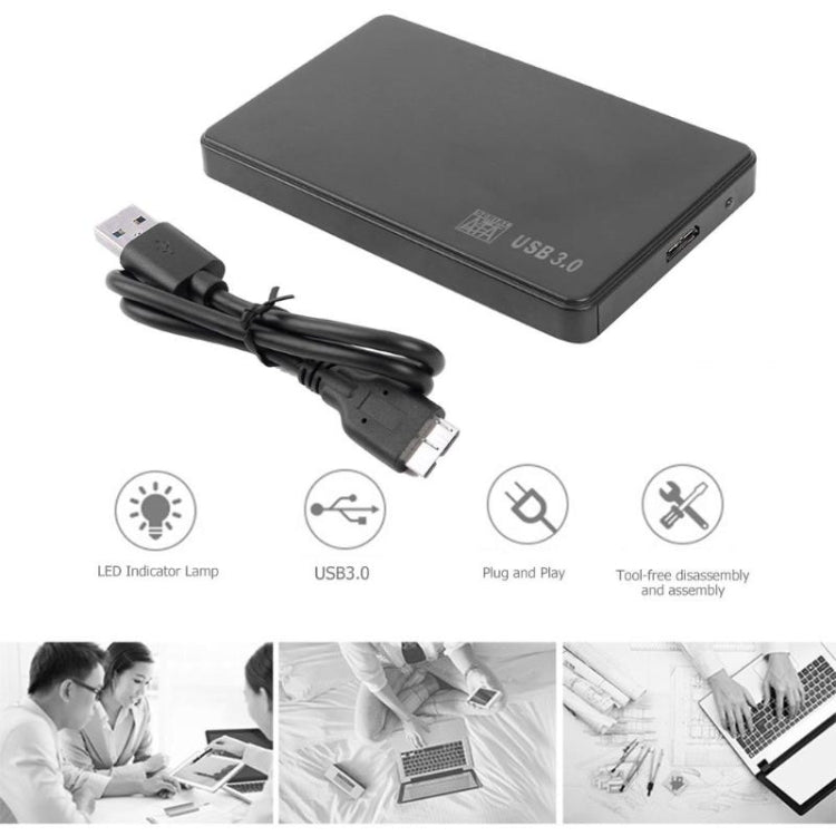 Boîtier disque dur externe USB 3.0 2,5 pouces, YPH003