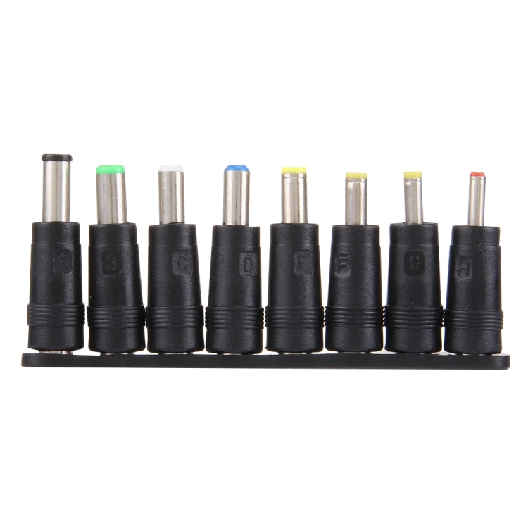 Set d'adaptateurs secteur 8 en 1 5,5x2,1mm femelle vers multiples interfaces mâles pour ordinateurs portables HP / Sony / Acer / ASUS / DELL