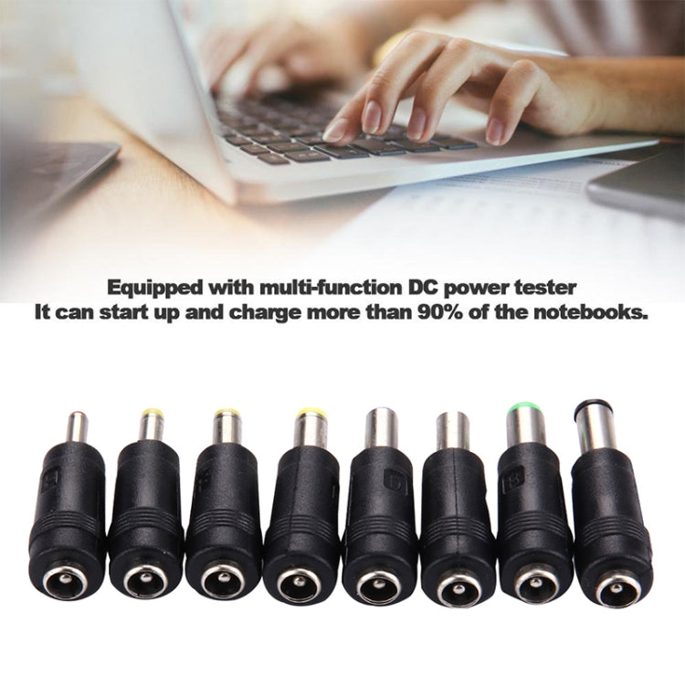 Set d'adaptateurs secteur 8 en 1 5,5x2,1mm femelle vers multiples interfaces mâles pour ordinateurs portables HP / Sony / Acer / ASUS / DELL