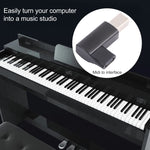 Adaptateur USB-C / Type C femelle vers USB 2.0 B MIDI mâle pour instrument électronique / imprimante / scanner / piano