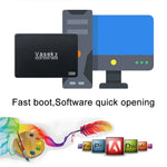 Vaseky V800 240 Go, disque SSD SATA3 6 Go/s ultra-fin (7 mm) pour ordinateur de bureau et portable, 240 Go