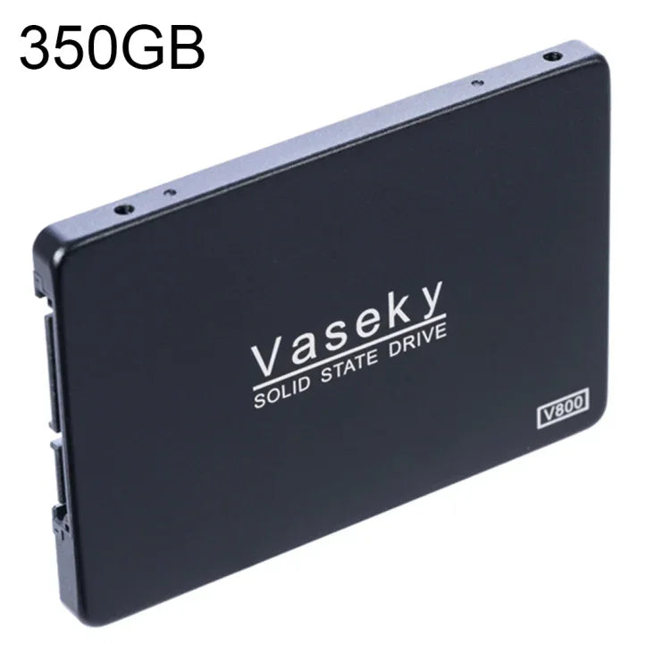 Vaseky V800 350 Go 2,5 pouces SATA3 6 Go/s Disque dur SSD ultra-fin 7 mm pour ordinateur de bureau et portable, 350 Go