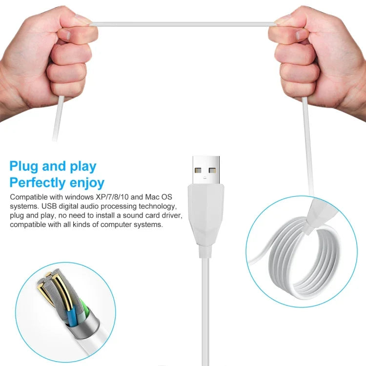 Yanmai G22 Microphone USB de Bureau pour Ordinateur