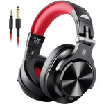 OneOdio A71 Casque Filaire Réducteur de Bruit avec Microphone, A71 (Rouge Noir)