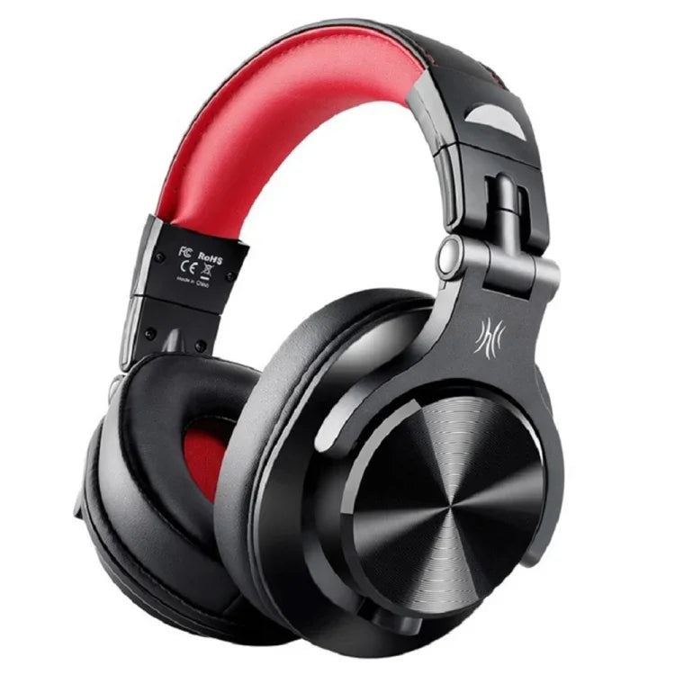 OneOdio A71 Casque Filaire Réducteur de Bruit avec Microphone, A71 (Rouge Noir)