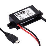 DC 12V to 5V 3A Micro USB Car Charger for Sony, HTC, LG, Huawei and other Smartphones, Length: 40cm, Micro USB Car Charger