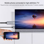 Câble adaptateur Onten OTN-7537A 3 en 1 pour lecteur d'écran mobile HD 1080P, OTN-7537A