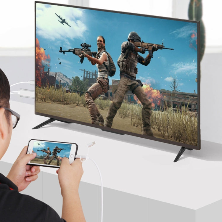 Câble adaptateur Onten OTN-7537A 3 en 1 pour lecteur d'écran mobile HD 1080P, OTN-7537A