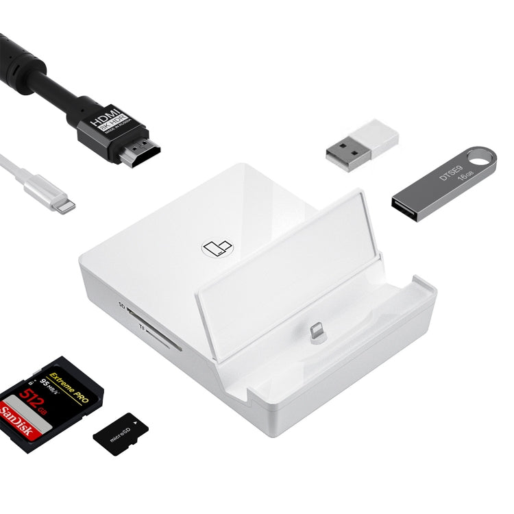 THT-020-1 Multi-functional HD Display Screen Converter with Charging Base, THT-020-1 Charging Base