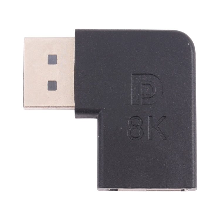 Adaptateur coudé DisplayPort mâle 8K vers DisplayPort femelle, DP mâle vers DP femelle coudé