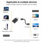 Adaptateur droit DisplayPort mâle 8K vers Mini DisplayPort femelle, DP mâle vers Mini DP femelle droit