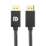 Câble DisplayPort mâle à mâle OD6,5 mm, longueur : 2 m, DP mâle à mâle