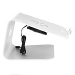 Support de refroidissement en aluminium SOPI ZJ-001 de style classique avec ventilateur pour ordinateur portable, compatible avec Mac Air, Mac Pro, iPad et autres ordinateurs portables, style classique avec ventilateur de refroidissement