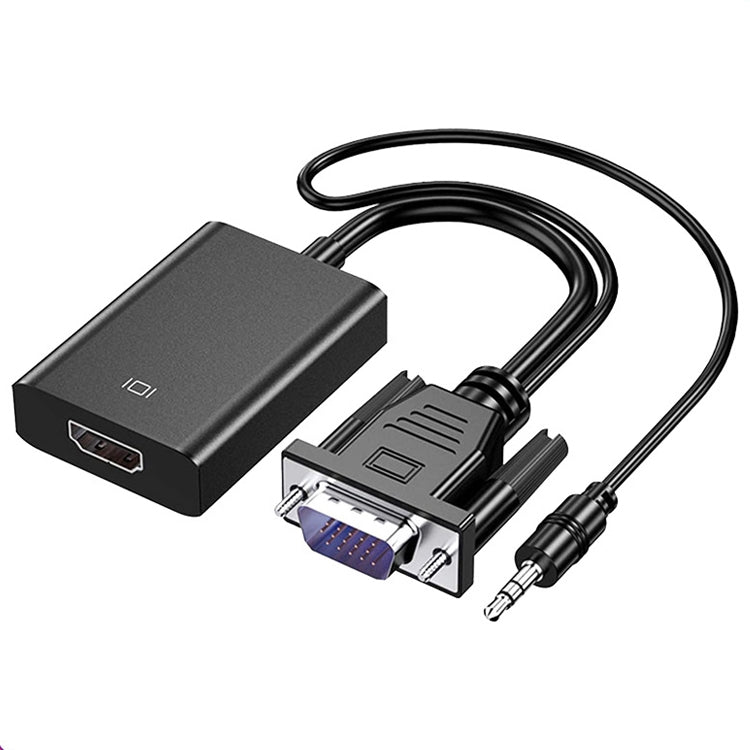 Convertisseur HDCO-VGAM2 VGA mâle 1080P vers HDMI femelle avec câble audio 3,5 mm, HDCO-VGAM2