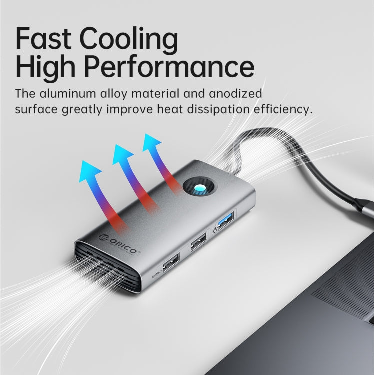 Station d'accueil multifonction ORICO PW11-5P Type-C / USB-C 5 en 1 5Gbps, PW11-5P