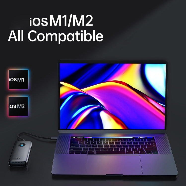 Station d'accueil multifonction ORICO PW11-5P Type-C / USB-C 5 en 1 5Gbps, PW11-5P