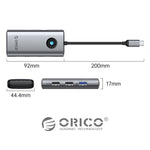 Station d'accueil multifonction ORICO PW11-5P Type-C / USB-C 5 en 1 5Gbps, PW11-5P