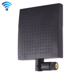 Antenne WiFi panneau 2,4 GHz 12dBi avec connecteur SMA mâle, 2,4 GHz noir