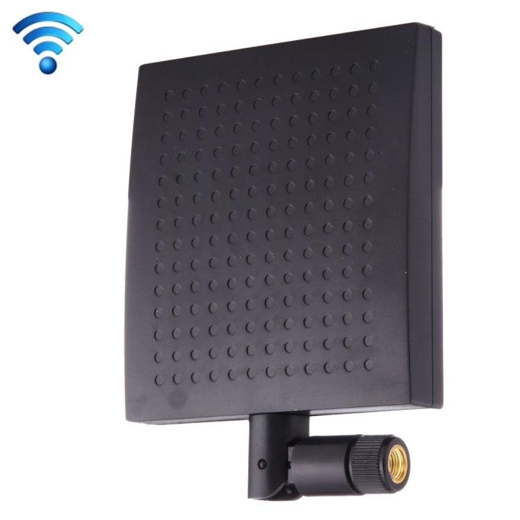 Antenne WiFi panneau 2,4 GHz 12dBi avec connecteur SMA mâle, 2,4 GHz noir