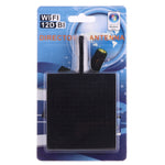 Antenne WiFi panneau 2,4 GHz 12dBi avec connecteur SMA mâle, 2,4 GHz noir