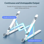 ORICO PFB-A24 Support d'ordinateur portable pliable en POM, PFB-A24
