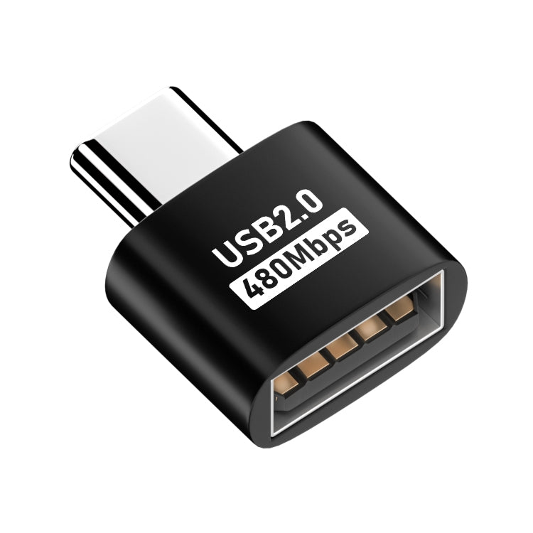Adaptateur USB 2.0 femelle vers Type-C mâle, USB 2.0 femelle vers Type-C mâle