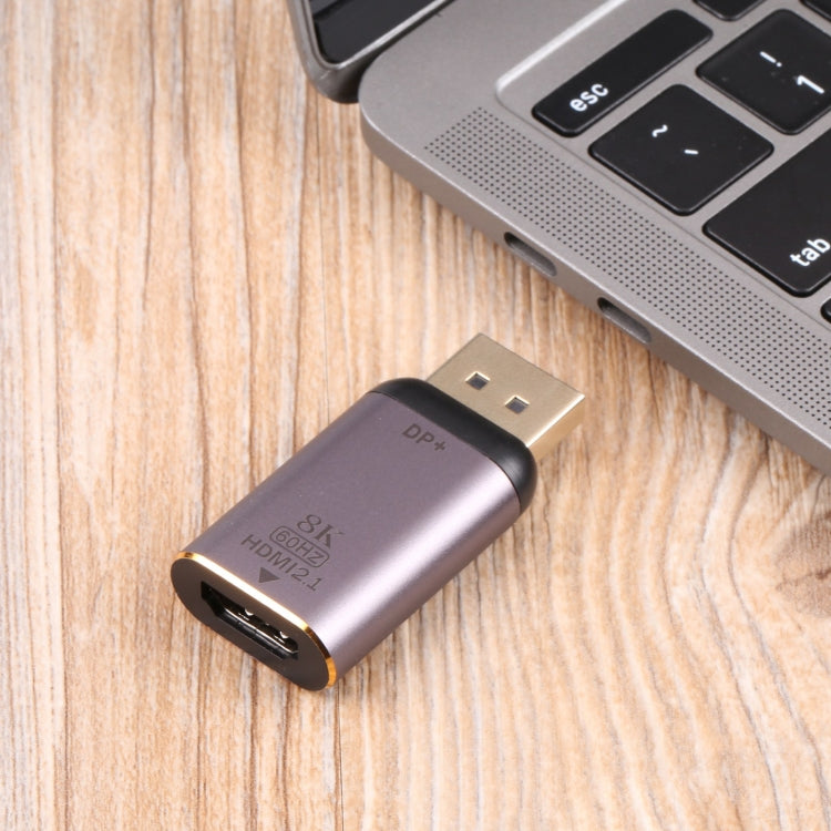 Adaptateur HDMI 2.1 femelle 8K 60Hz vers DP mâle, DP mâle