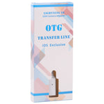 Adaptateur de caméra OTG 8 broches mâle vers USB femelle, compatible avec iOS 13 ou version ultérieure