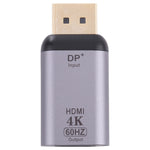 Adaptateur HDMI femelle 4K 60Hz vers DisplayPort mâle, HDMI 60Hz vers DisplayPort