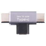 Convertisseur USB-C / Type-C femelle vers USB-C / Type-C mâle + USB-C / Type-C mâle, USB-C femelle vers USB-C mâle
