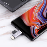 Convertisseur USB-C / Type-C femelle vers USB-C / Type-C mâle + USB-C / Type-C mâle, USB-C femelle vers USB-C mâle