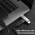 Convertisseur USB-C / Type-C femelle vers USB-C / Type-C mâle + USB-C / Type-C mâle, USB-C femelle vers USB-C mâle