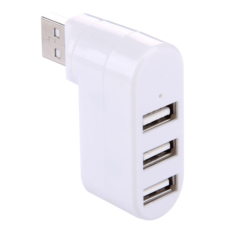 Hub Portable USB 3 Ports USB 2.0 Tête Rotative à 180 Degrés