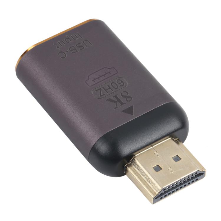 Adaptateur USB-C / Type-C Femelle vers HDMI Mâle 8K 60Hz, Type-C Femelle vers HDMI Mâle