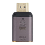 Adaptateur USB-C / Type-C Femelle vers HDMI Mâle 8K 60Hz, Type-C Femelle vers HDMI Mâle