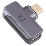 Adaptateur coudé USB-C / Type-C mâle vers femelle 40Gbps, Type-C 4.0 M vers F coudé