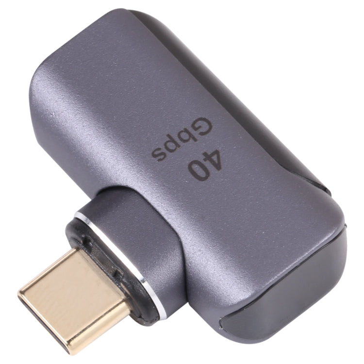 Adaptateur coudé USB-C / Type-C mâle vers femelle 40Gbps, Type-C 4.0 M vers F coudé
