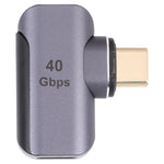 Adaptateur coudé USB-C / Type-C mâle vers femelle 40Gbps, Type-C 4.0 M vers F coudé