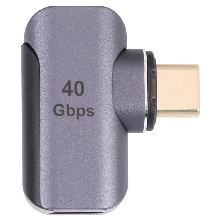 Adaptateur coudé USB-C / Type-C mâle vers femelle 40Gbps, Type-C 4.0 M vers F coudé
