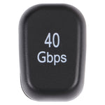Adaptateur USB-C / Type-C 4.0 mâle vers femelle 40Gbps, Type-C 4.0 M vers F double coudé