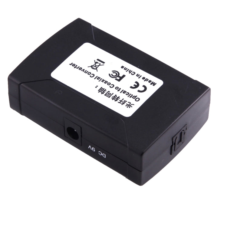 Adaptateur Convertisseur Audio Numérique Entrée Optique Toslink vers Sortie Coaxiale RCA, Entrée Optique Toslink