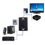 Adaptateur Convertisseur Audio Numérique Entrée Optique Toslink vers Sortie Coaxiale RCA, Entrée Optique Toslink